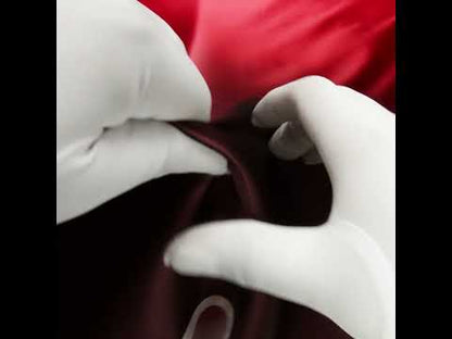 Silk Charmeuse Print 16MM, Made in Italy - Burgundy, Red and Pink Ombre