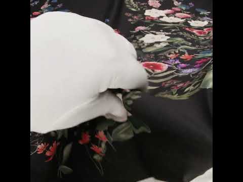 Cotton Voile Print - Black Bean Floral - Mood Exclusive Baroque Bouquet - Image 5 of 5