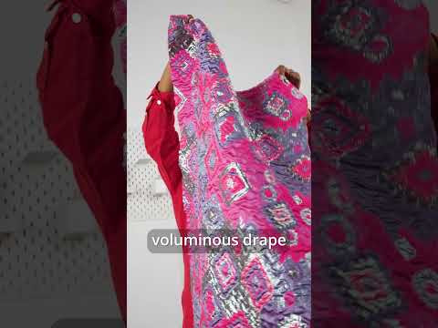 Metallic Silver, Hot Pink and Lavender Diamond Skies Luxury Brocade - Image 6 of 6