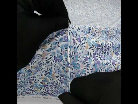 Liberty Fabrics Tana Lawn® - Wiltshire Purple - Lavender, Light Blue and Navy Leaves and Berries - Image 6 of 6