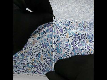 Liberty Fabrics Tana Lawn® - Wiltshire Purple - Lavender, Light Blue and Navy Leaves and Berries