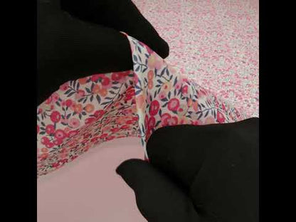 Liberty Fabrics Tana Lawn® - Wiltshire Light Pink - Baby Pink, Coral and Blue Leaves and Berries