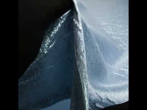 Metallic Brocade - Sky Blue Subtle Wrinkles - Kylie Collection - Image 6 of 7