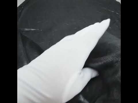Lightweight Linen Woven with Metallic Silver Foil - Black - Simone Collection