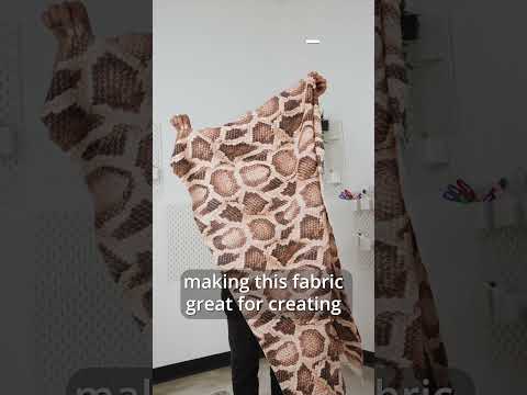 Linen and Rayon Woven - Gray Python Skin - Tanzania Temptations Print - Mood Exclusive Kilimanjaro Collection