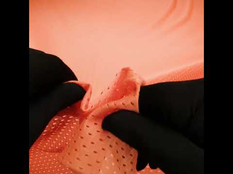 Polyester Athletic Mesh - Peach - Heracles Collection - Image 5 of 5
