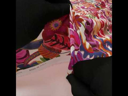 Liberty Fabrics Tana Lawn® - Jungle Trip Multi Bright - Pink, Purple and Green Tropical Plants