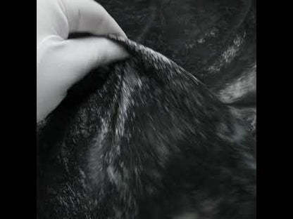 Pegasus Black and Slate Mottled Luxury Brocade