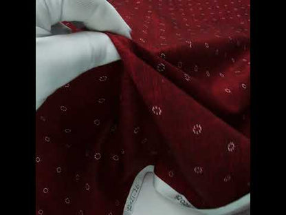 Printed Quilting Cotton by Ghazal Razavi for FIGO Studio - Wine Stitches Circles - Stash Collection