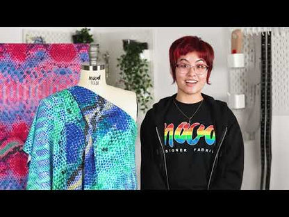 Traje de baño de compresión de tricot, con protección UV y microcápsulas de aloe vera - Colección Arcadia y Pitón Amarilla - Caye