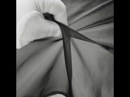 Smooth Organza - Black - Portia Collection