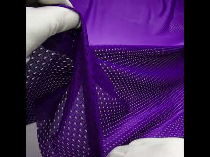 Polyester Athletic Mesh - Purple - Heracles Collection