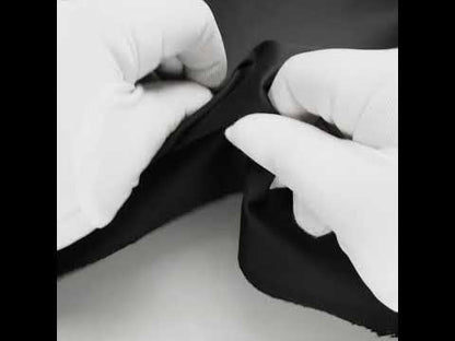 Black Stretch Cotton Sateen