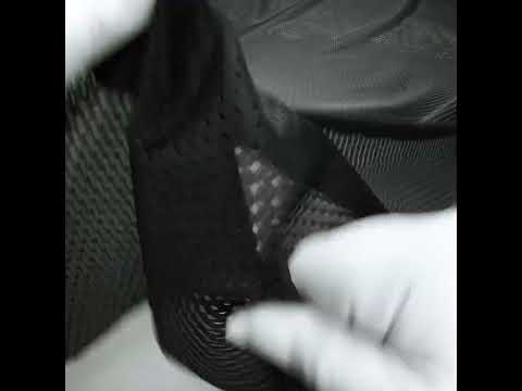 Polyester Athletic Mesh - Black - Heracles Collection