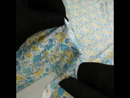 Liberty Fabrics Tana Lawn® - Florence May Blue - Yellow, Blue and White Wildflower Field