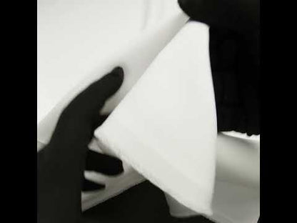 White Stretch Polyester 4-Ply Crepe