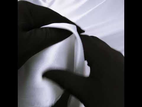 Sustainable Viscose Fluid Satin - White - Mood Exclusive Elliana Collection