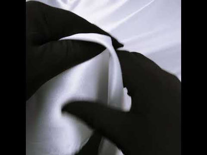 Sustainable Viscose Fluid Satin - White - Mood Exclusive Elliana Collection