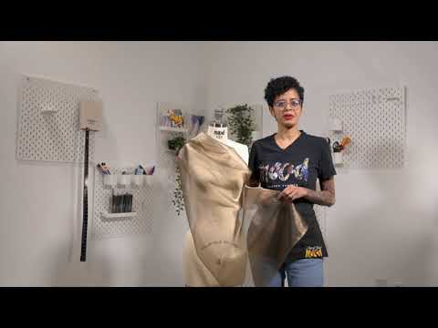 Gold Iridescent Nylon Organza - Image 5 of 5