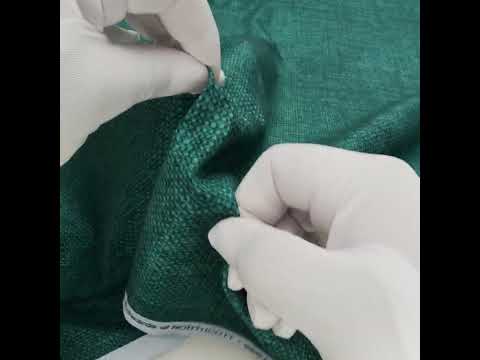 Printed Quilting Cotton by Northcott Studio - Teal Canvas Textured - Linen Basics Collection - Image 6 of 6