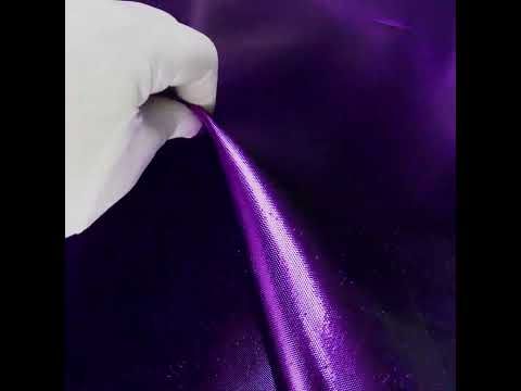 Double Faced Lame Mikado - Purple - Sara Collection - Image 6 of 6
