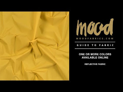 Saffron Yellow Reflective Fabric