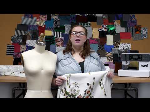 Stretch Cotton Sateen - White and Green Birds and Flowers - La Grande Tournee Print - Mood Exclusive Jacques Collection