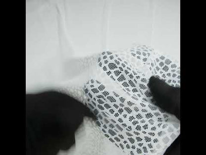 Nylon Raschel Mesh Lace - Ivory Bark Texture