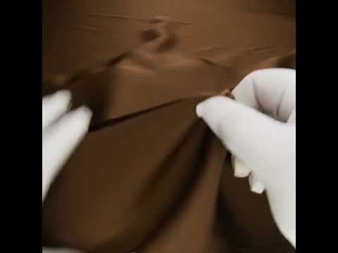Soft Double Face Polyester Twill - Chocolate Brown - Viola Collection