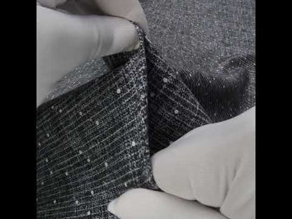 Printed Quilting Cotton by Ghazal Razavi for FIGO Studio - Steel Stripe Dot - Stash Collection