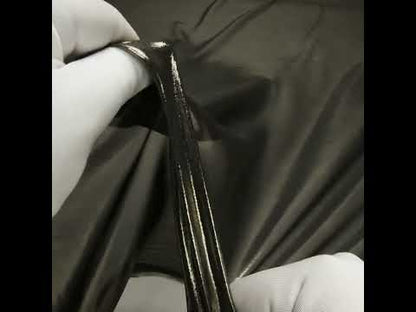 Liquid Sheen Metallic Polyester Chiffon - Gold on Black - Liquid Sheen Chiffon Collection