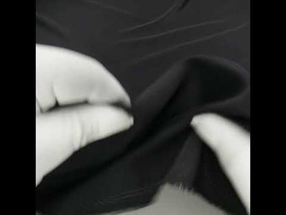 Silk Crepe de Chine - Black - Premium Collection