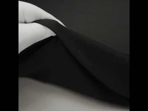 Black Double Sided Brushed DTY Jersey