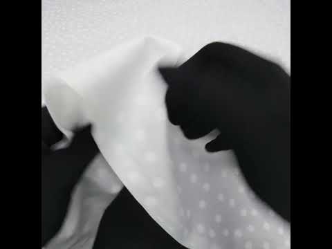 Printed Quilting Cotton by Ghazal Razavi for FIGO Studio - White on White Snow Ball - Dovetail Collection