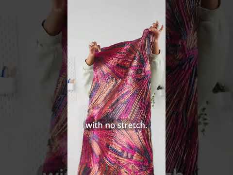 Metallic Gold, Fuchsia and Green Radiating Lines Luxury Brocade - Image 6 of 6