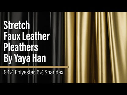 Yaya Han Stretch Faux Leather/Pleather - Glossy Black - Cosplay Collection