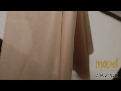 Famous Australian Designer Taupe Cotton Voile