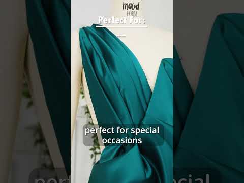 Premium Polyester Satin - Charcoal Gray - Gavia Collection by Mood