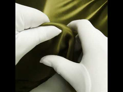 Sustainable Viscose Fluid Satin - Olive Green - Mood Exclusive Elliana Collection