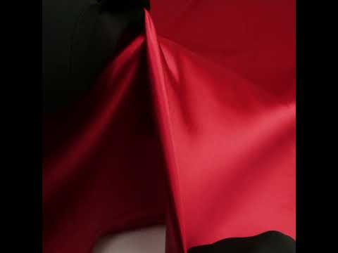 Polyester and Cotton Zibeline - Red