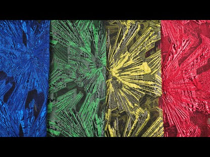 Metallic Black and Golden Olive Firework Flowers Luxury Burnout Brocade