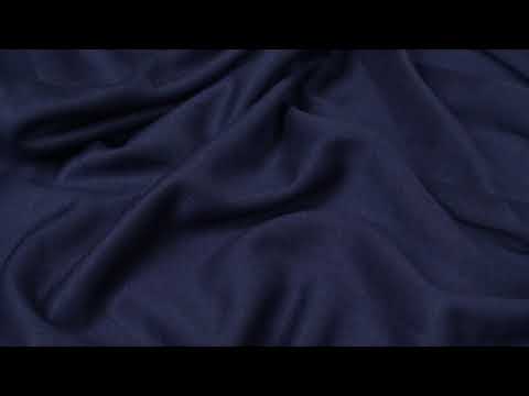 Italian Insignia Blue and Black Reversible Double Knit