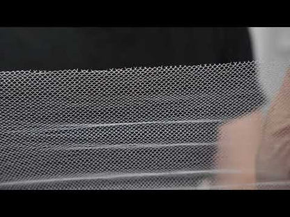 Diamond Net Nylon Tulle - White - Kaitlyn Collection