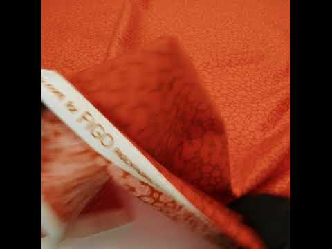Printed Quilting Cotton by Heather Bailey for FIGO Studio - Persimmon Skipping Stones Abstract Circles - Pop Sugar Collection - Image 5 of 5
