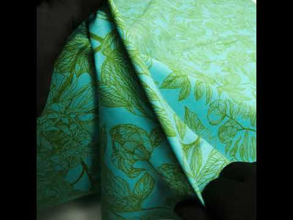 Printed Quilting Cotton by Anna Maria Textiles for Northcott - Jade Peony Floral - Indelible Collection