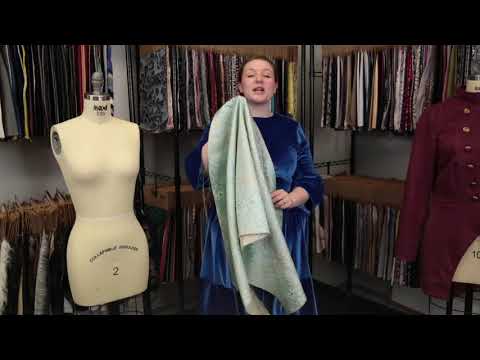 White and Silver Abstract Luxury Metallic Brocade