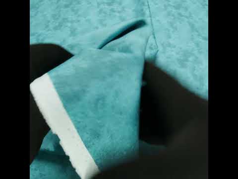 Printed Quilting Cotton by Deborah Edwards Northcott Studio - Teal Fresco Texture - Toscana Collection - Image 7 of 7