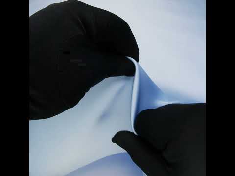 Soft Double Face Polyester Satin - Baby Blue - Samantha Collection - Image 6 of 6