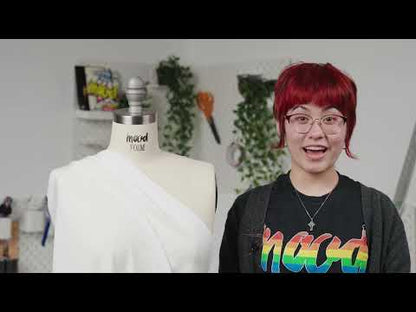 Caldwell White Ultra Soft Sustainable Rayon Poplin