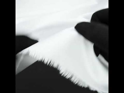 Mercerized Organic Egyptian Cotton Shirting - White - Ravello Collection